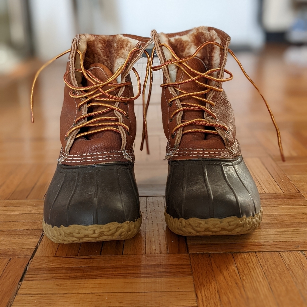 Women’s Bean Boots, 8" Shearling-Lined PrimaLoft size 10